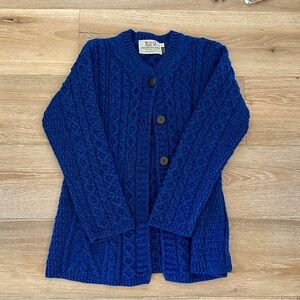 Aran Market Merino Wool Cardigan